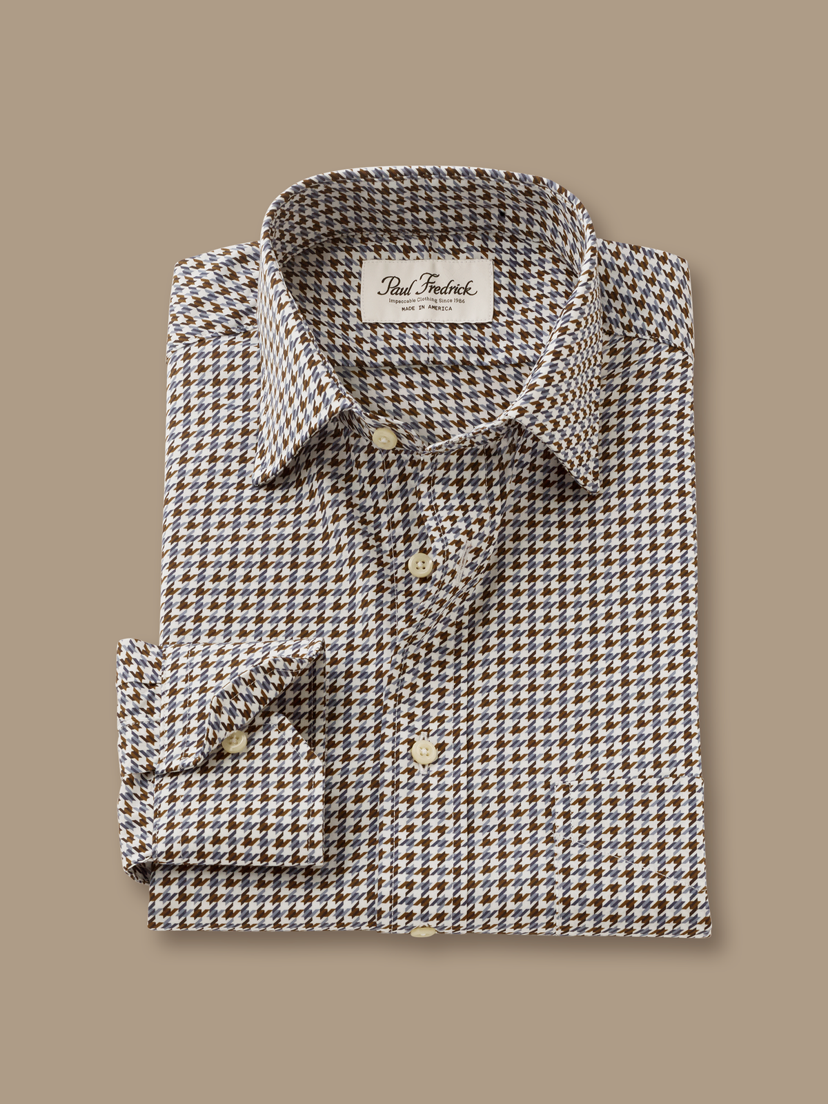 Houndstooth Dress Shirt - Multi