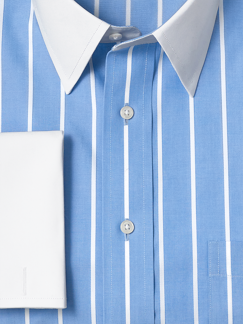 Alternate Image of Non-iron Cotton Stripe Dress Shirt-2
