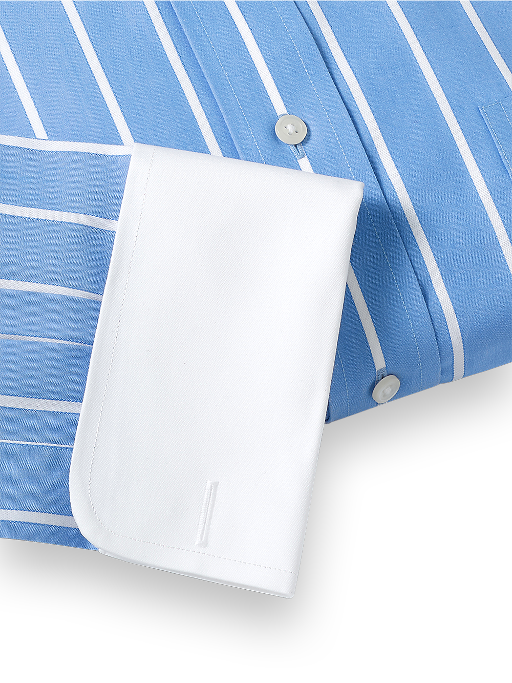 Alternate Image of Non-iron Cotton Stripe Dress Shirt-4