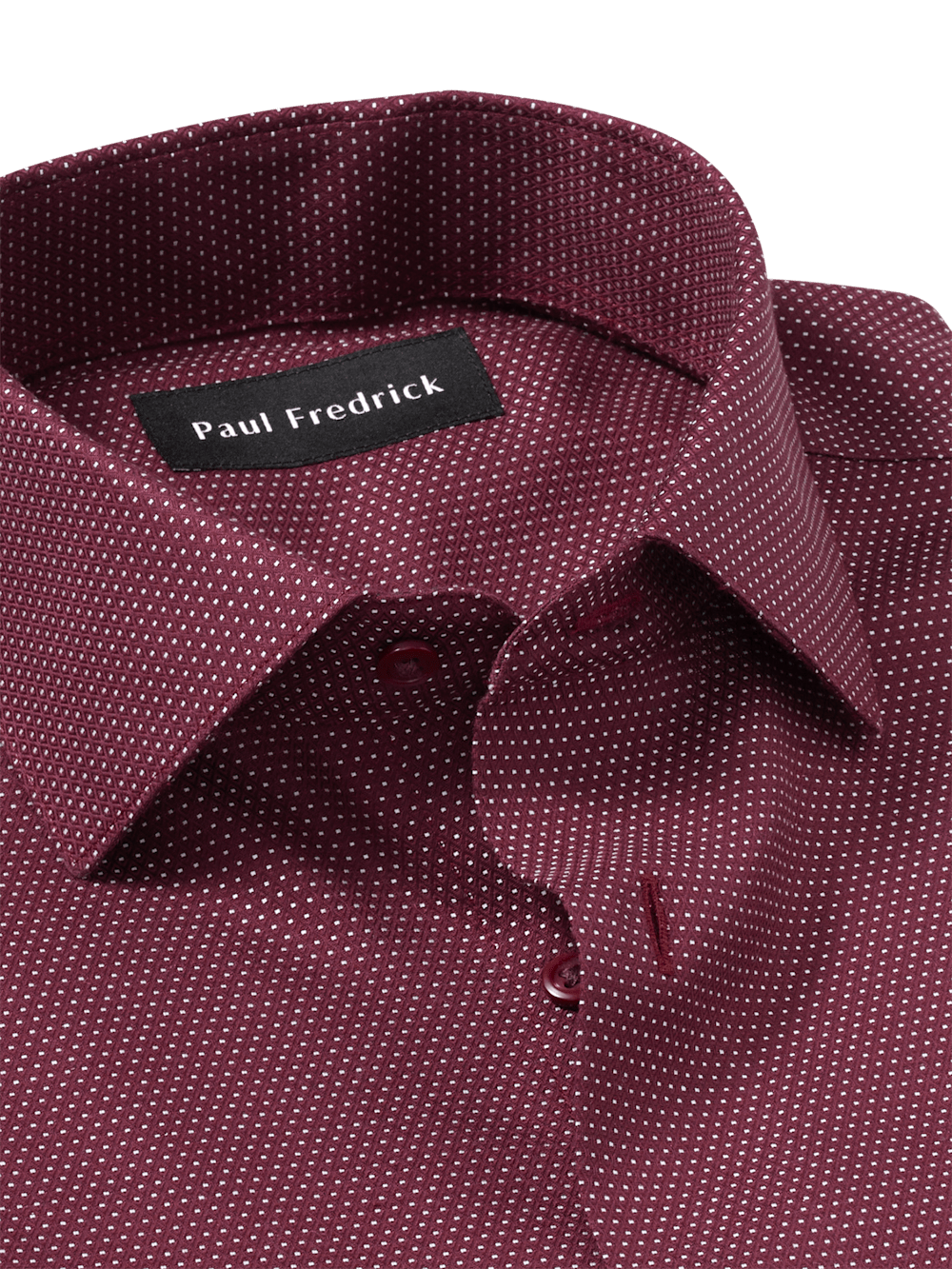 Alternate Image of Non-iron Cotton Dot Dress Shirt-6