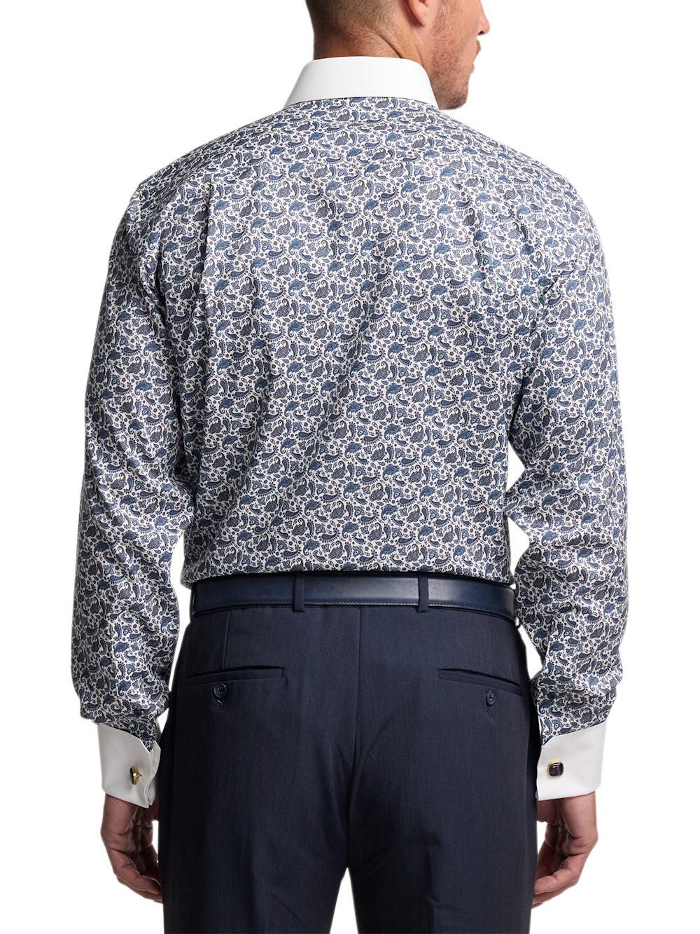 Alternate Image of Comfort Stretch Non-iron Paisley Dress Shirt-4