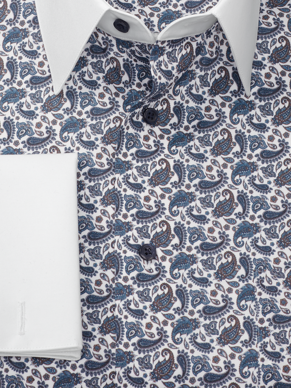 Alternate Image of Comfort Stretch Non-iron Paisley Dress Shirt-5