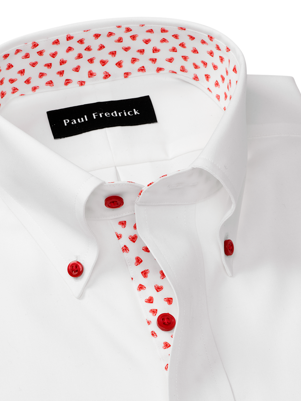 Alternate Image of Comfort Stretch Non-iron Solid Dress Shirt With Contrast Trim-6