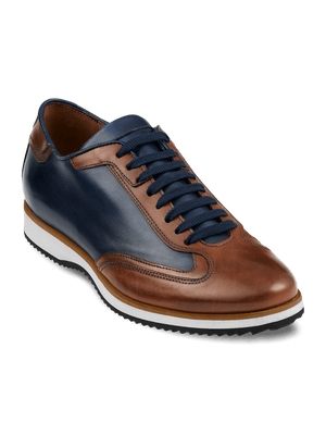 Wayne Sneaker - Navy/tan