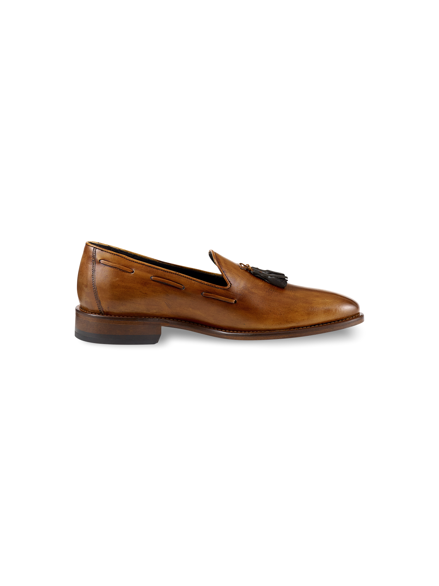 Ethan Tassel Loafer - Chestnut