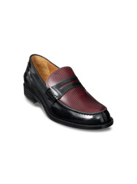 Dexter Penny Loafer - Black/red
