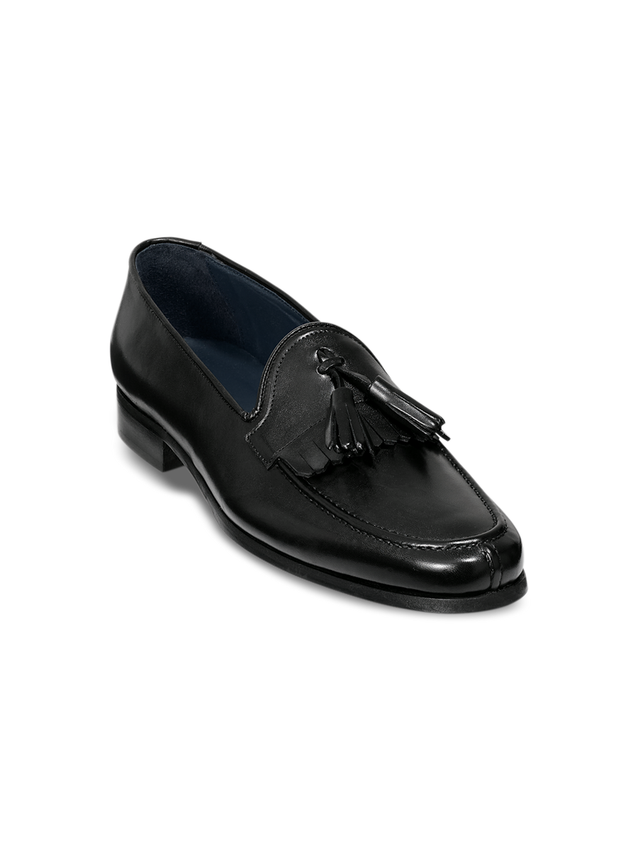 Lennon Kiltie Tassel Loafer - Black – Paul Fredrick