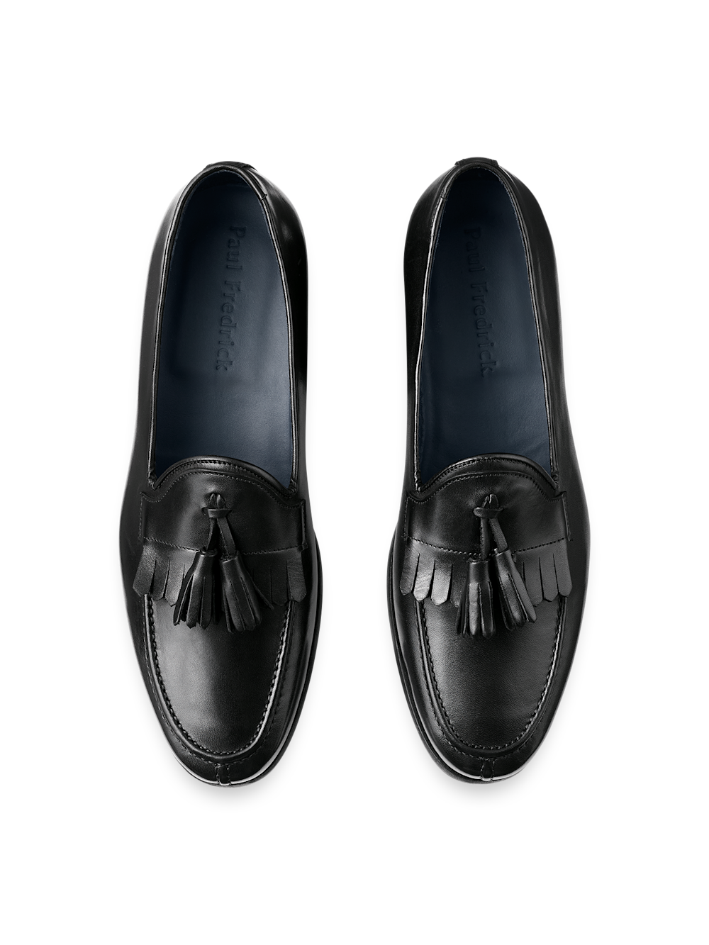 Lennon Kiltie Tassel Loafer - Black – Paul Fredrick Lennon Kiltie Tassel Loafer - Black – Paul Fredrick