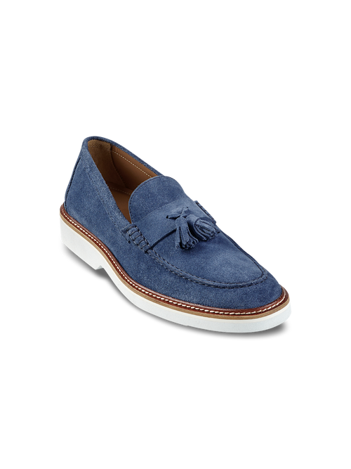Jared Tassel Loafer - Blue – Paul Fredrick display picture 1
