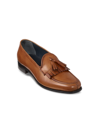 Lennon Kiltie Tassel Loafer - Chestnut