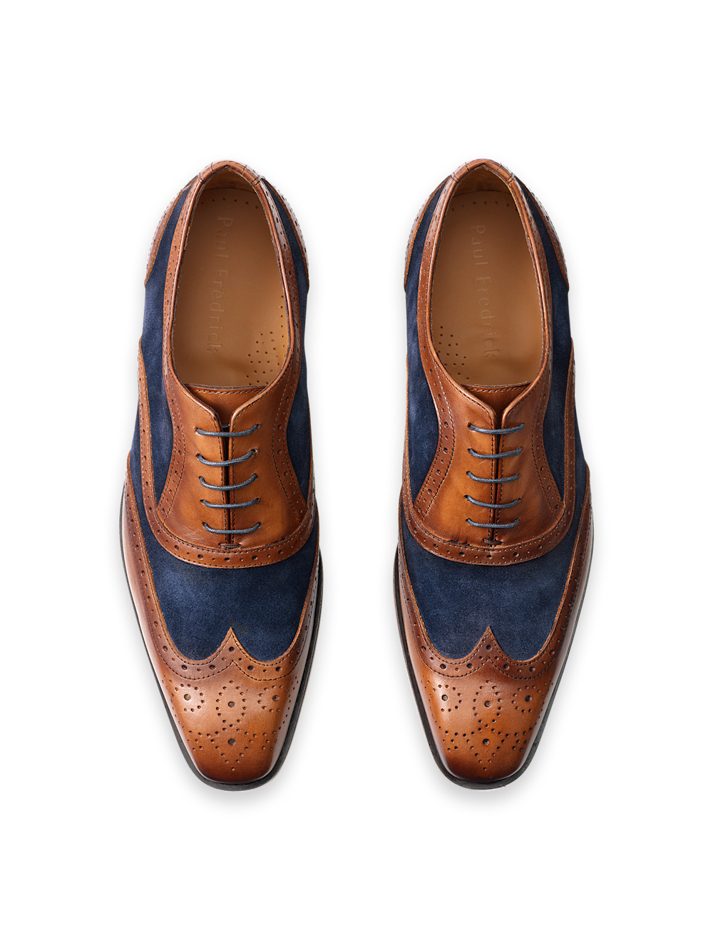Alternate Shot of Men's Chestnut/Navy  Footwear  - 2