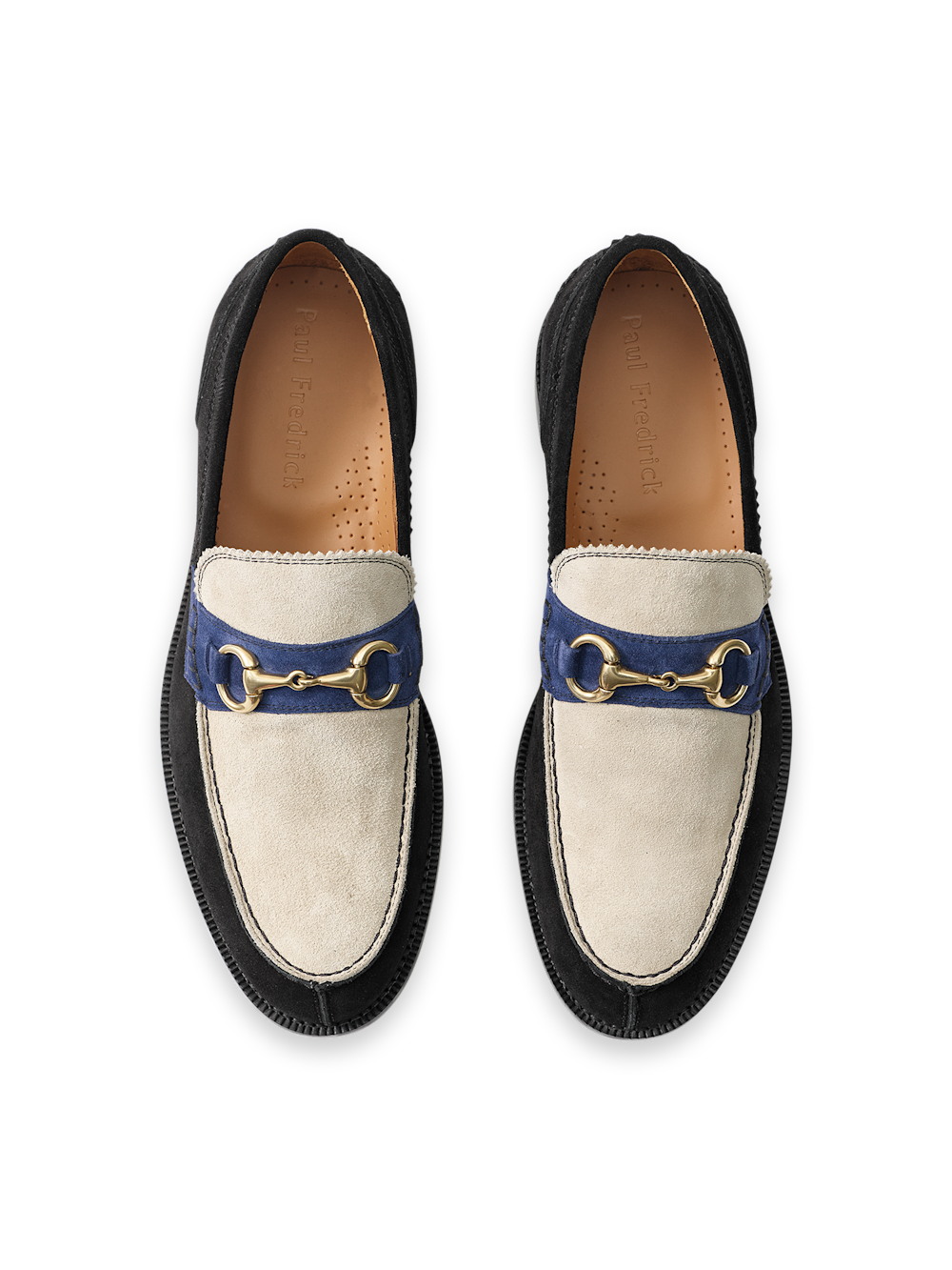 Alternate Shot of Men's Black/navy  Footwear  - 2