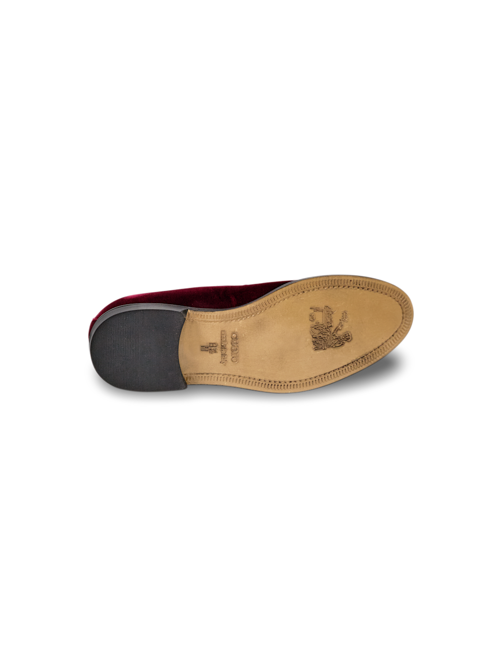 Alternate Shot of Men's Burgundy  Footwear  - 3