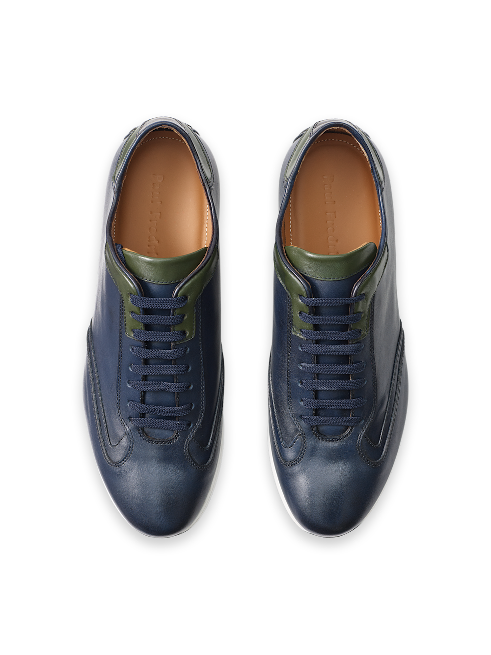 Alternate Shot of Men's Navy/Green  Footwear  - 2