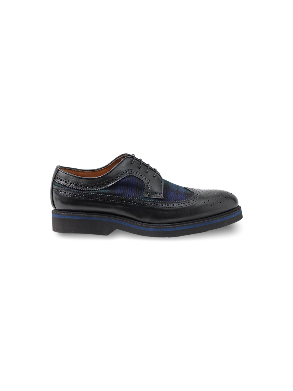 Alternate Shot of Men's Navy/Green  Footwear  - 1
