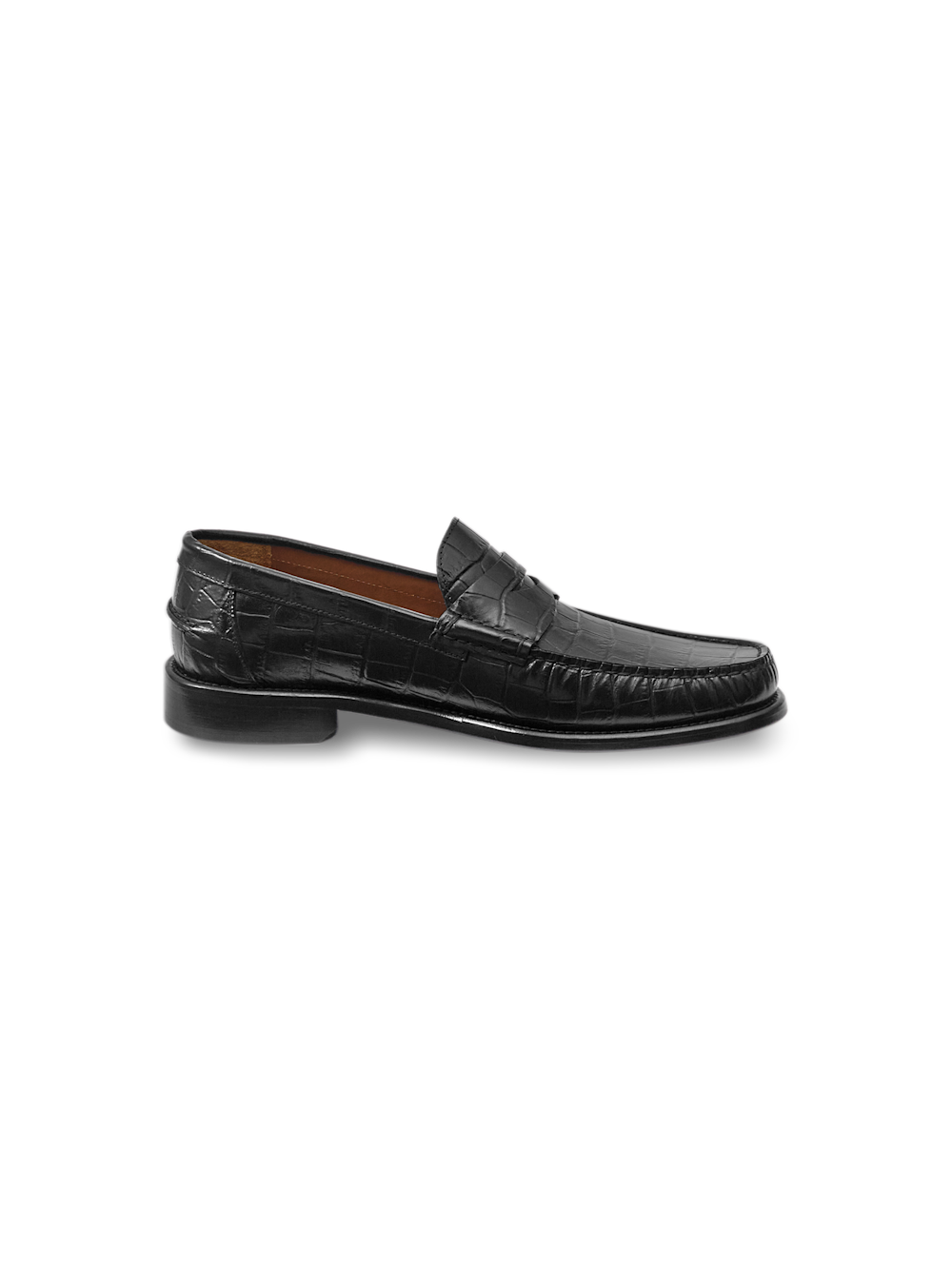 Alternate Shot of Men's Black  Footwear  - 1