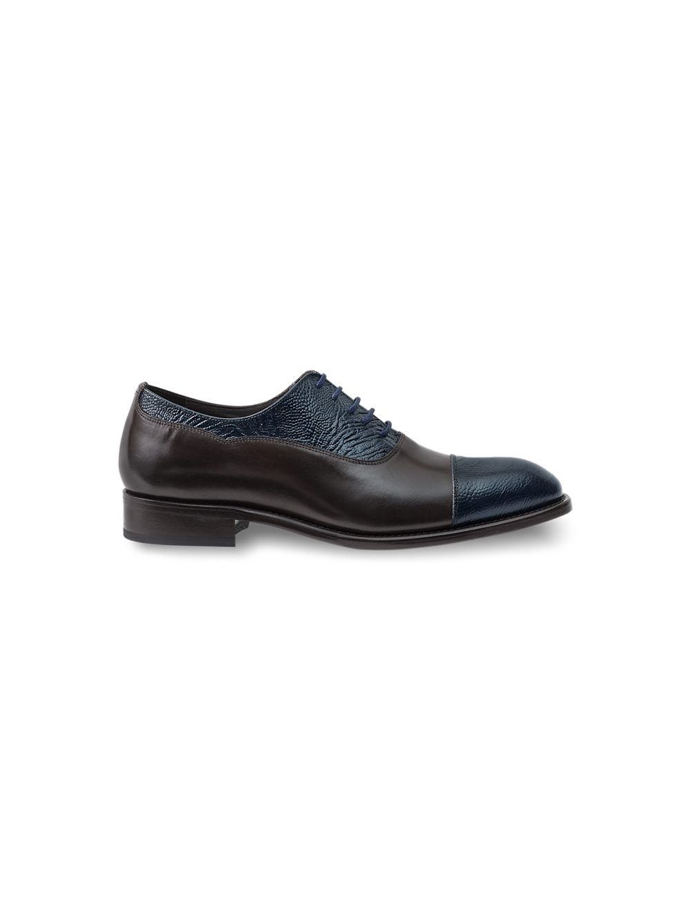 Alternate Shot of Men's Navy/Brown  Footwear  - 1