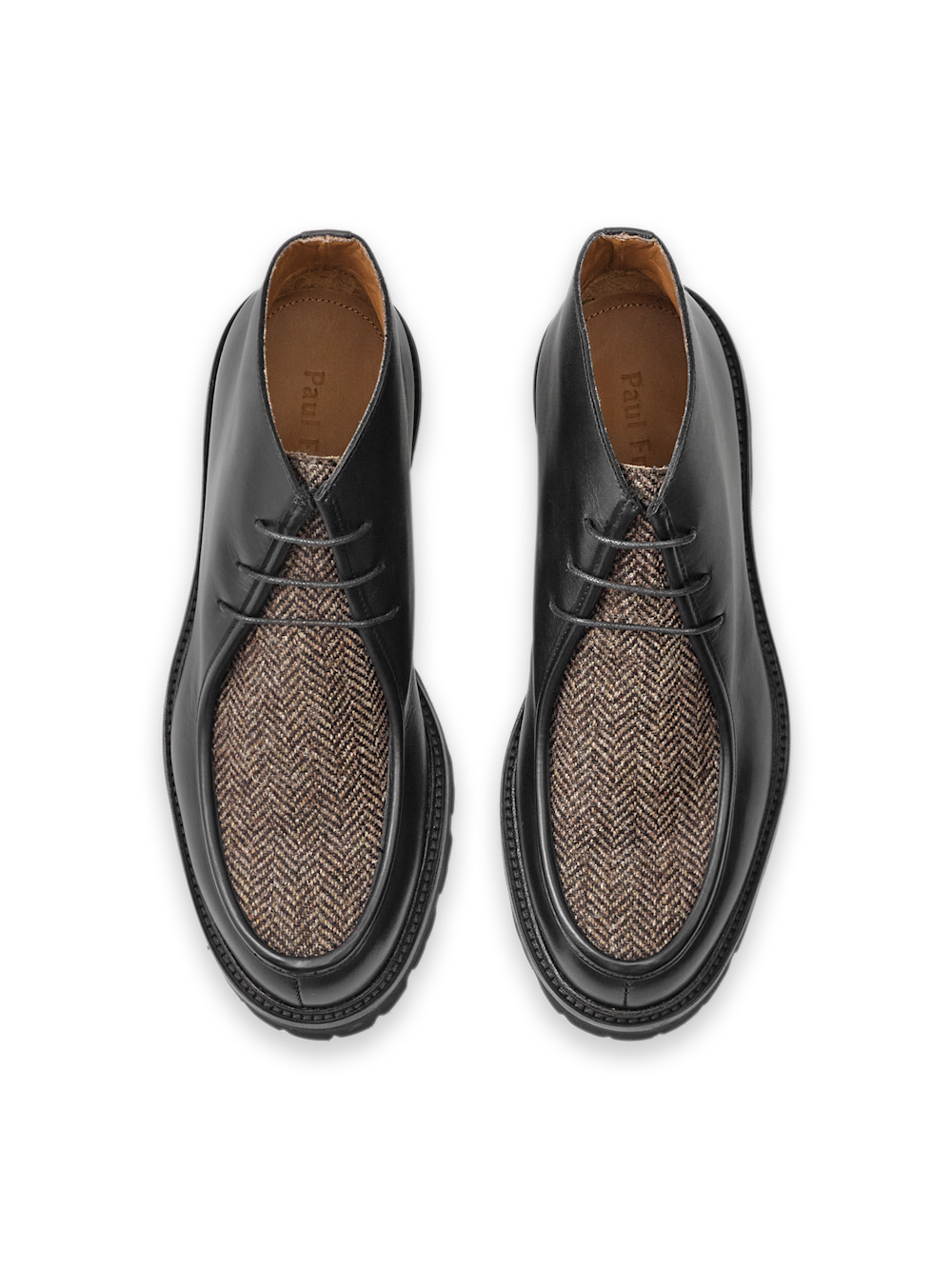 Alternate Shot of Men's Black/Grey  Footwear  - 2