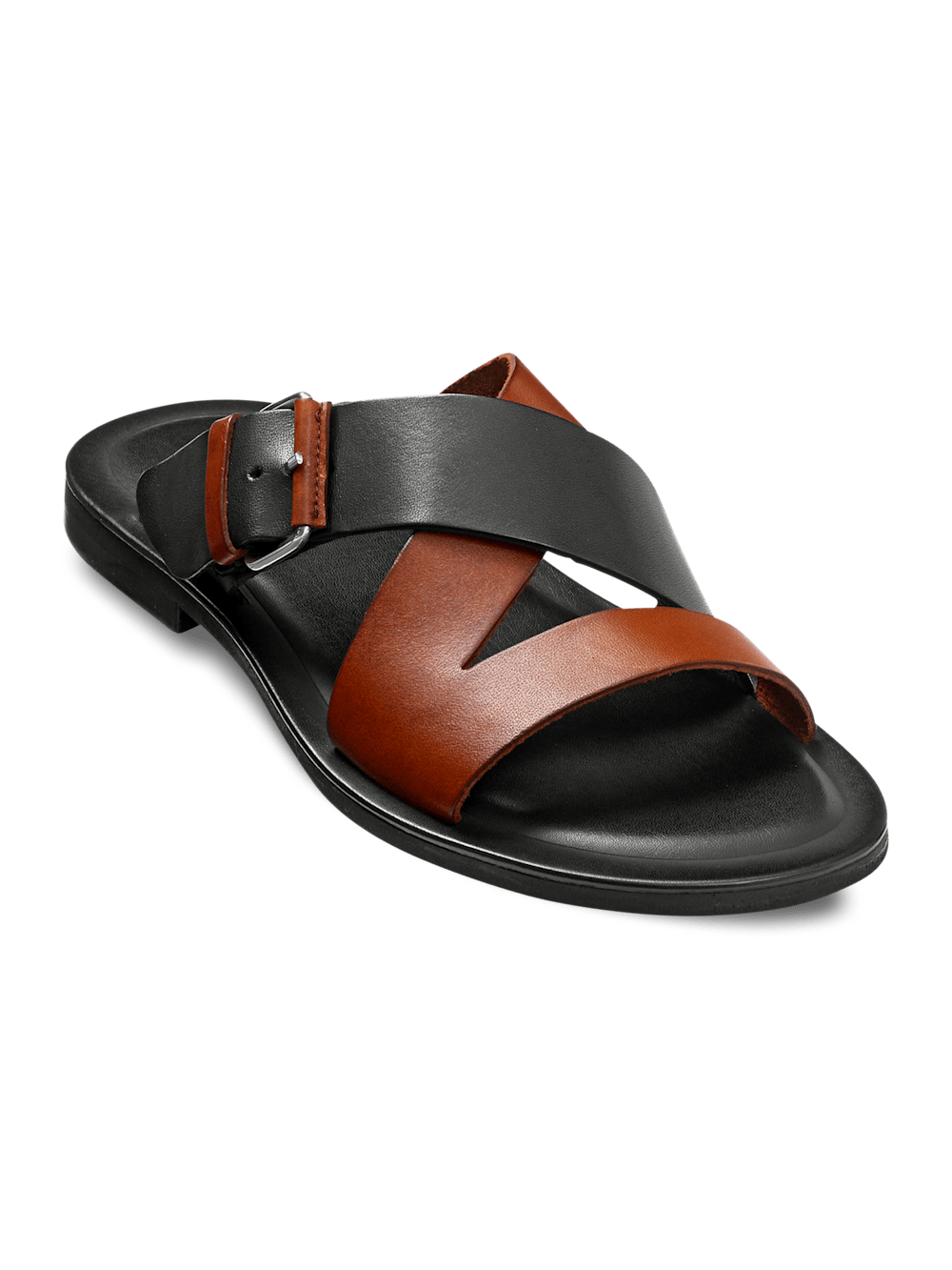 Product Image of Stefano Sandal-Black/Tan
