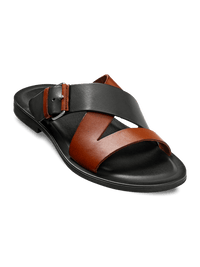 Stefano Sandal - Black/tan