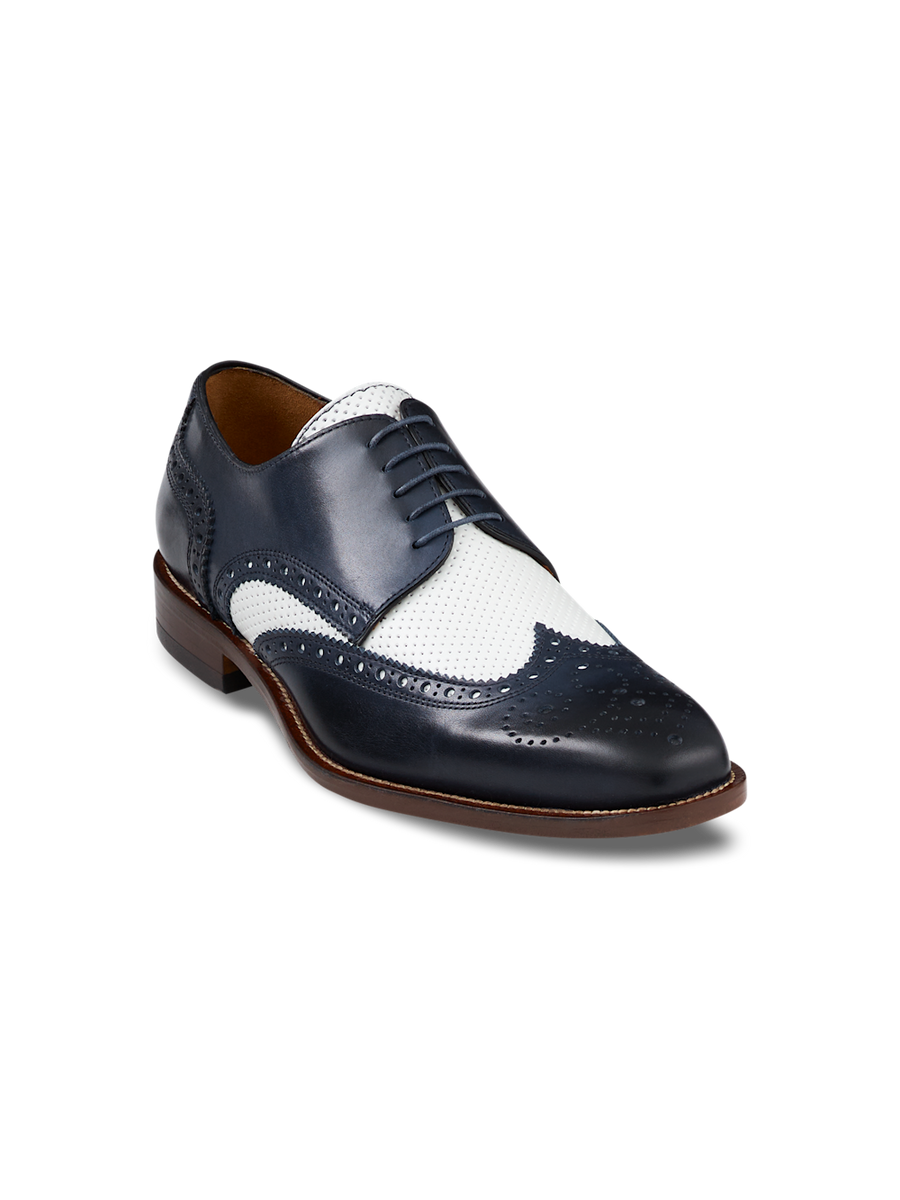 Morris Derby - Navy/white – Paul Fredrick