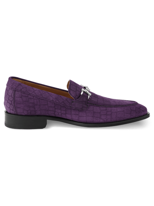 Carson Bit Loafer - Purple – Paul Fredrick display picture 2