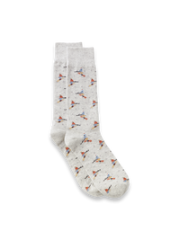 Skiing Cotton Blend Sock - Multi