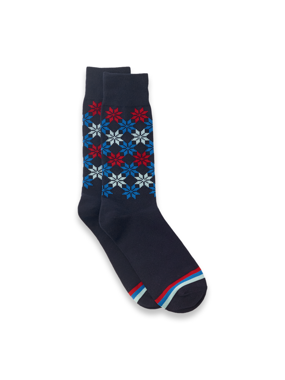 Men's Navy Multi  Socks 
