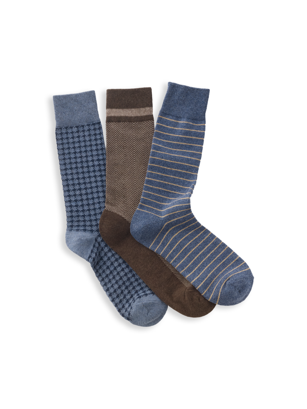 Men's Blue Multi  Socks 