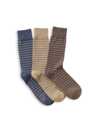3-Pack Cotton Blend Sock - Multi