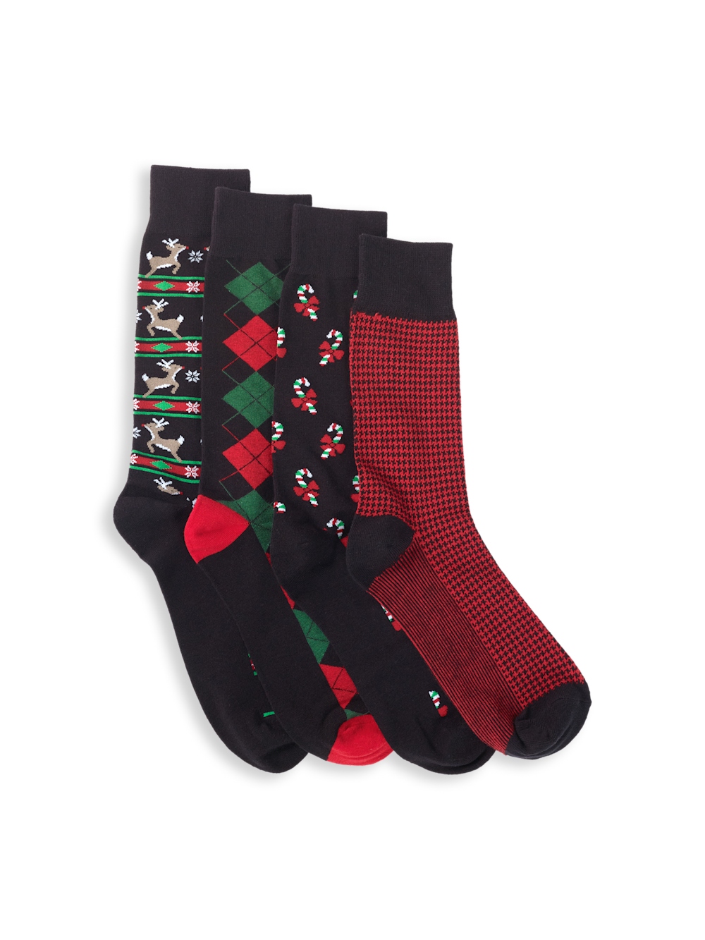 Men's Black Multi  Socks 