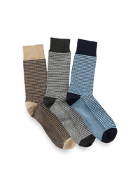 3 Pack Cotton Blend Sock - Multi