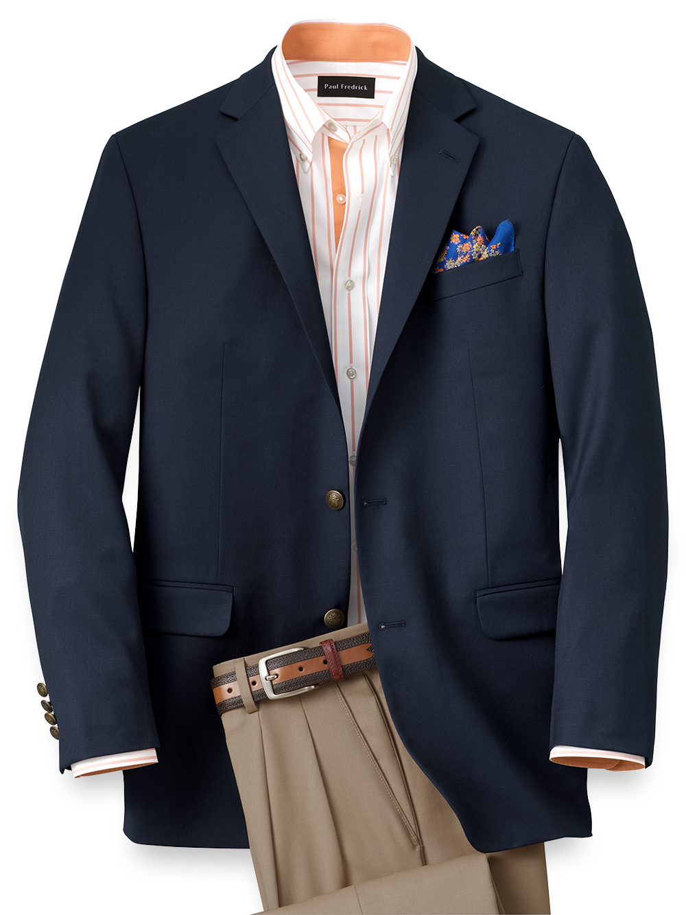 Classic Fit Wool Travel Blazer