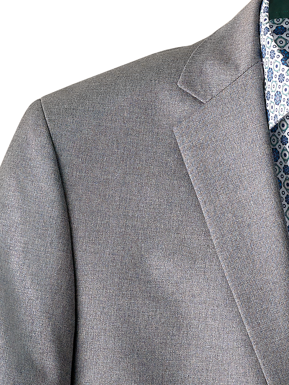 Alternate Shot of Men's Sky Blue Solid Sportcoats  - 3