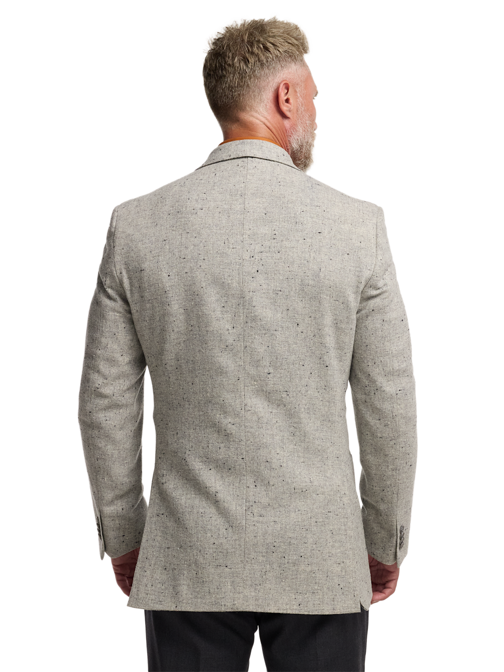 Alternate Image of Wool Donegal Single Breasted Notch Lapel Sport Coat-6