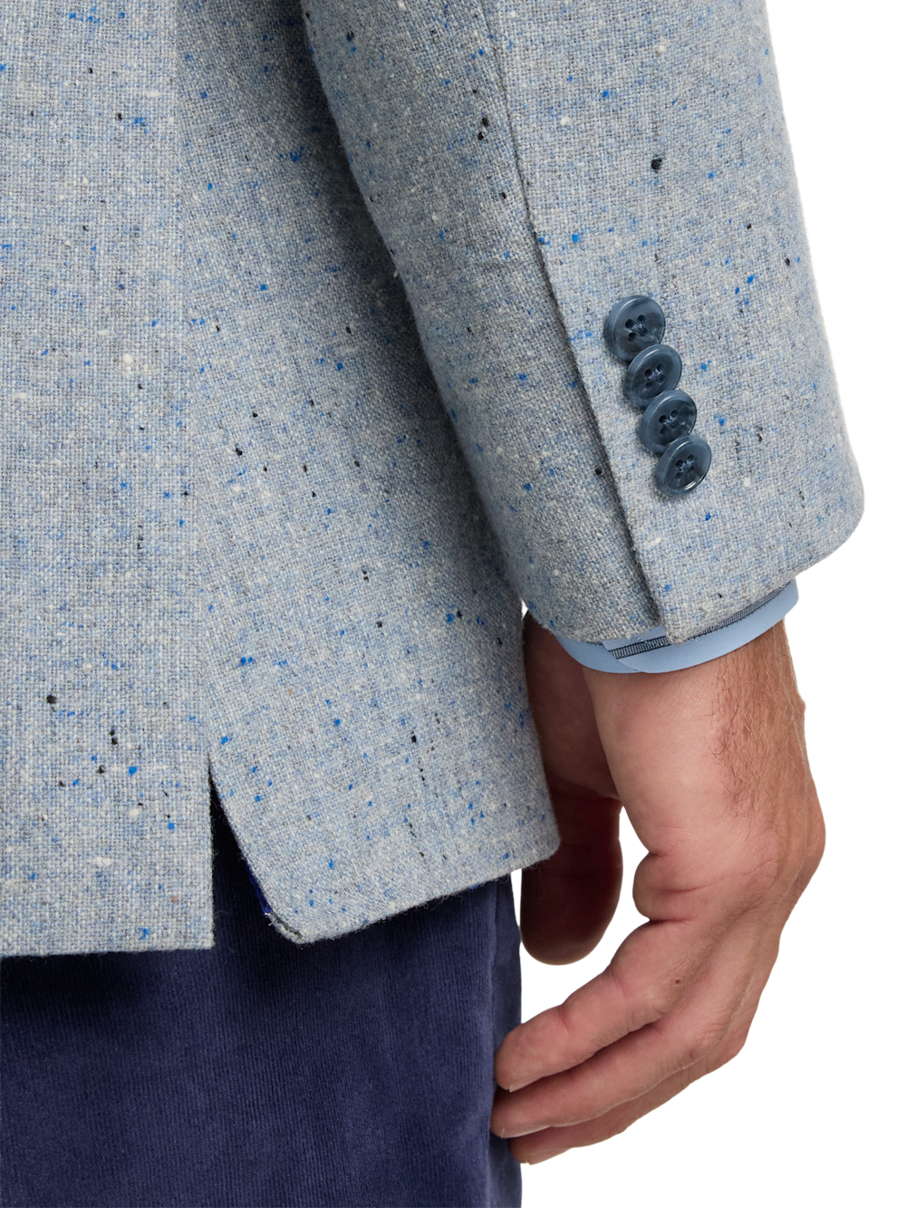 Alternate Image of Wool Donegal Single Breasted Notch Lapel Sport Coat-3