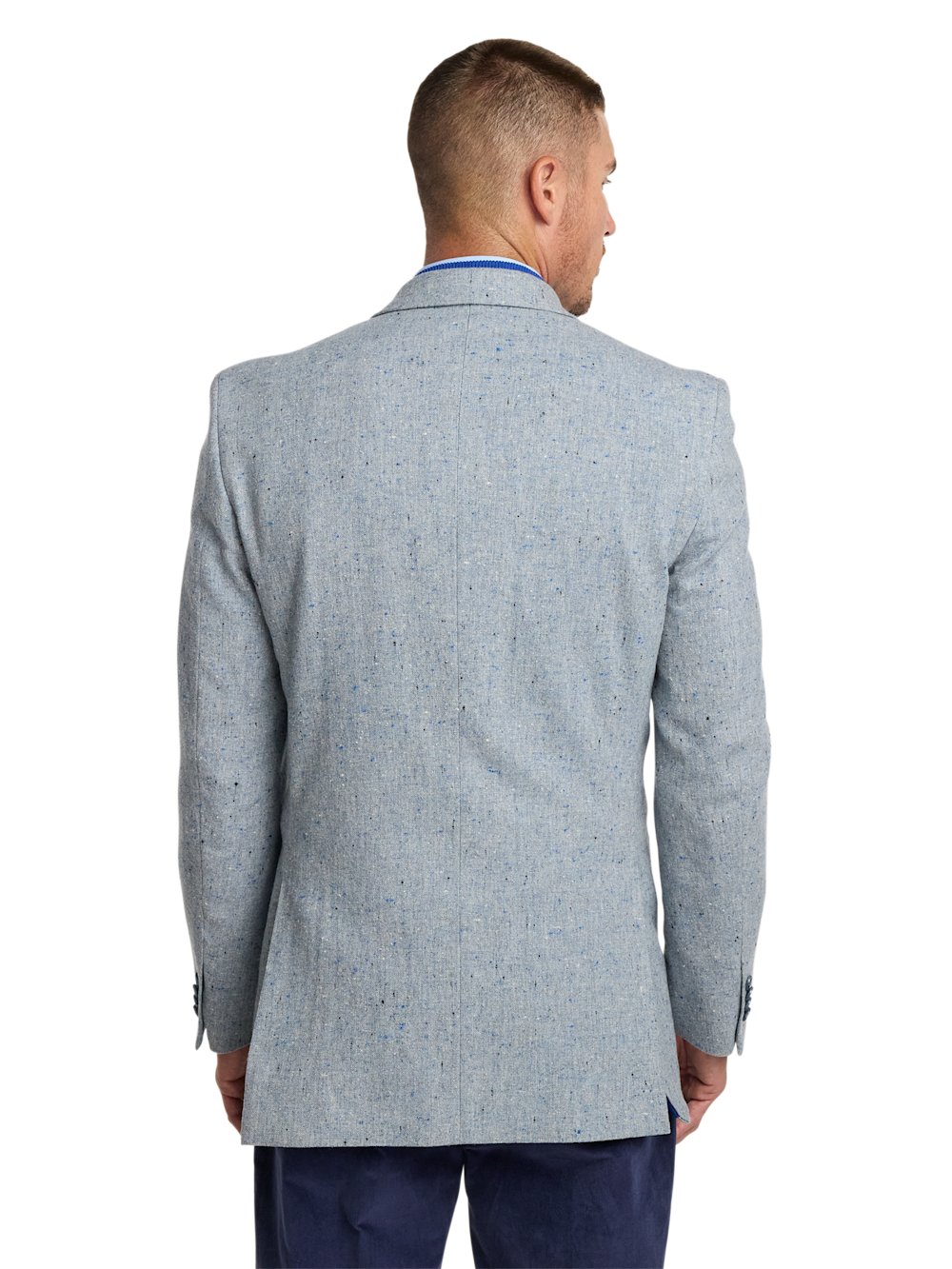 Alternate Image of Wool Donegal Single Breasted Notch Lapel Sport Coat-7