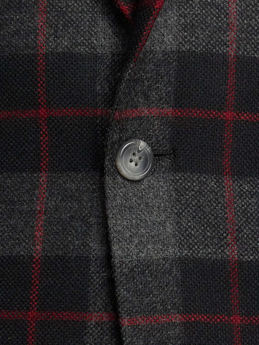 Alternate Image of Wool Blend Plaid Single Breasted Notch Lapel Sport Coat-5