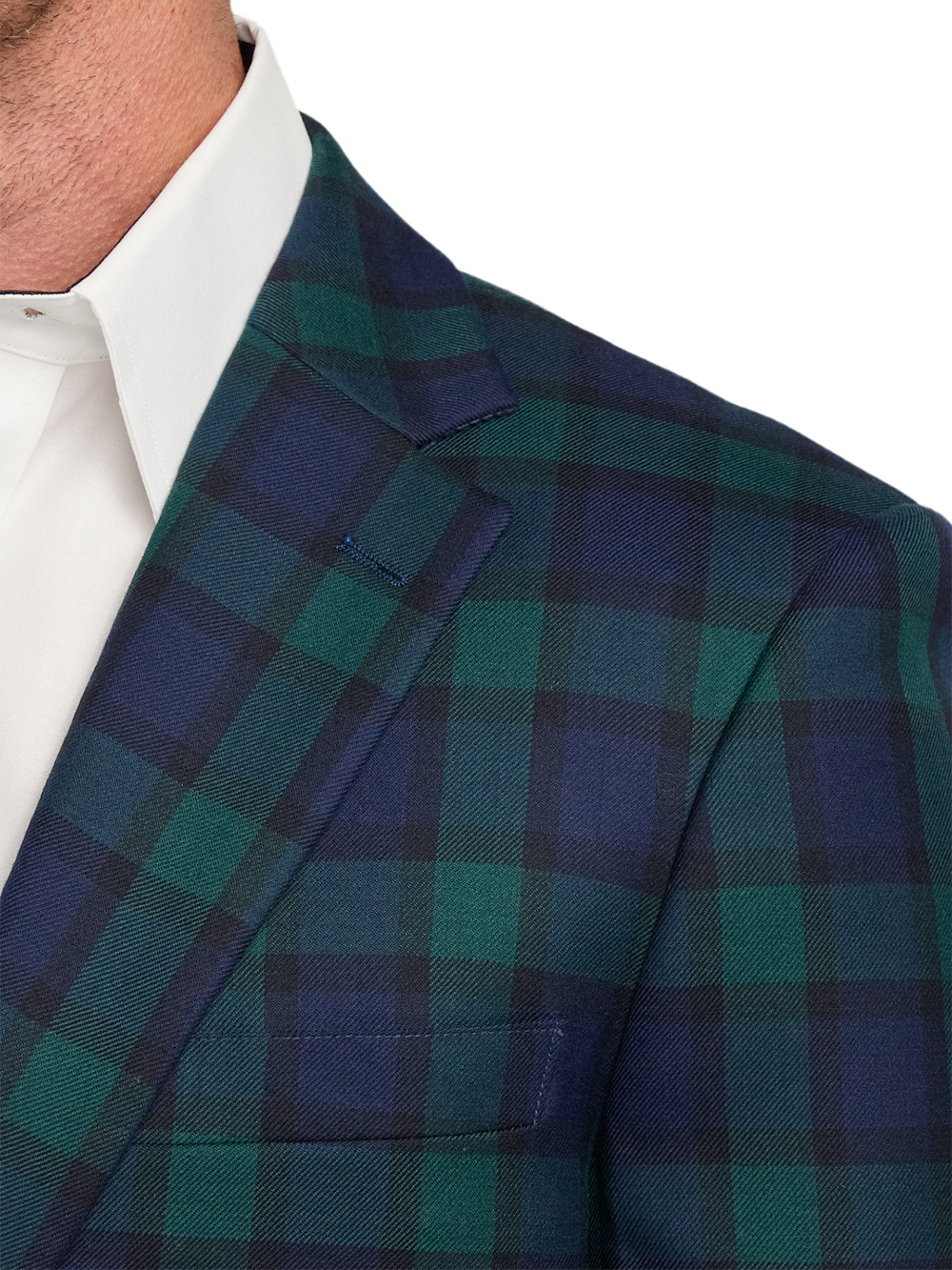 Alternate Image of Wool Blend Single Breasted Notch Lapel Sport Coat-6