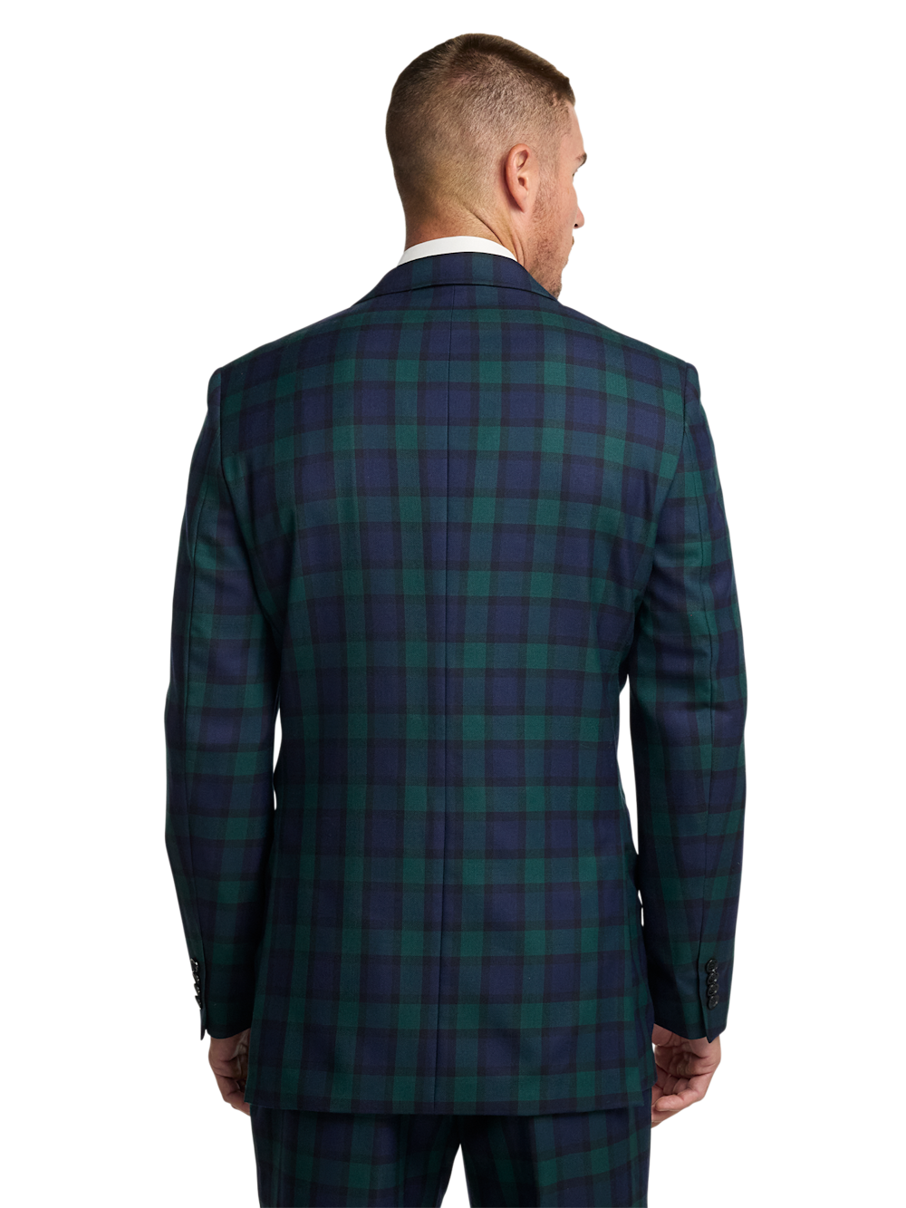 Alternate Image of Wool Blend Single Breasted Notch Lapel Sport Coat-7