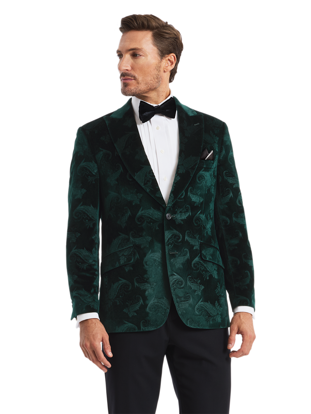 Alternate Shot of Men's green  Sportcoats  - 2