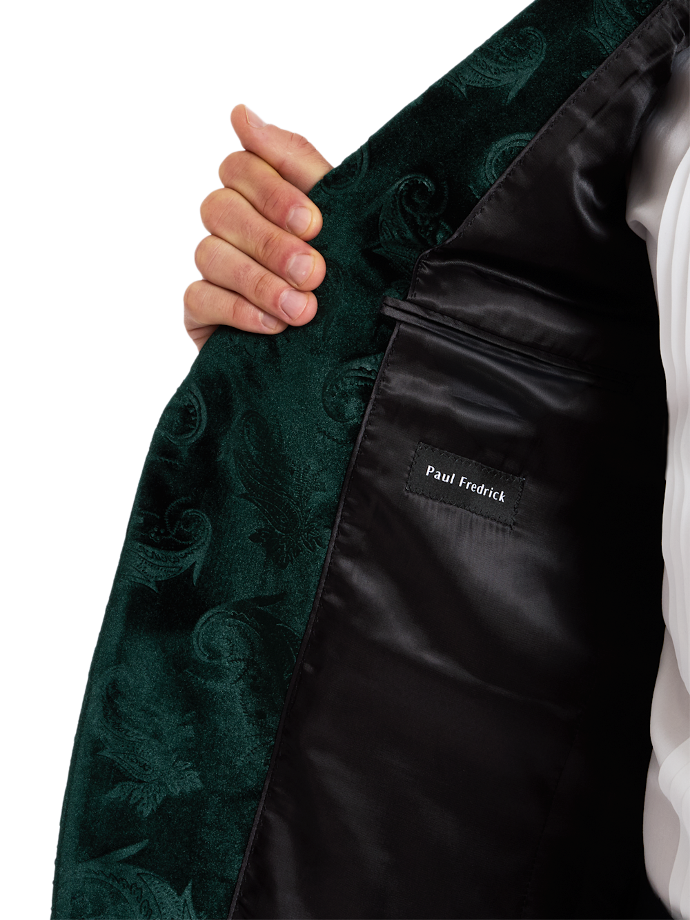 Alternate Shot of Men's green  Sportcoats  - 4