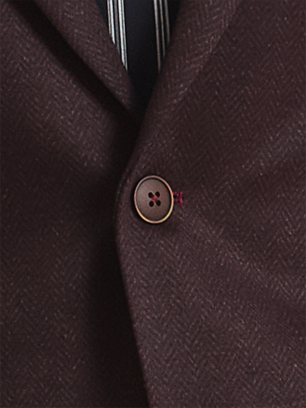 Alternate Shot of Men's burgundy  Sportcoats  - 4