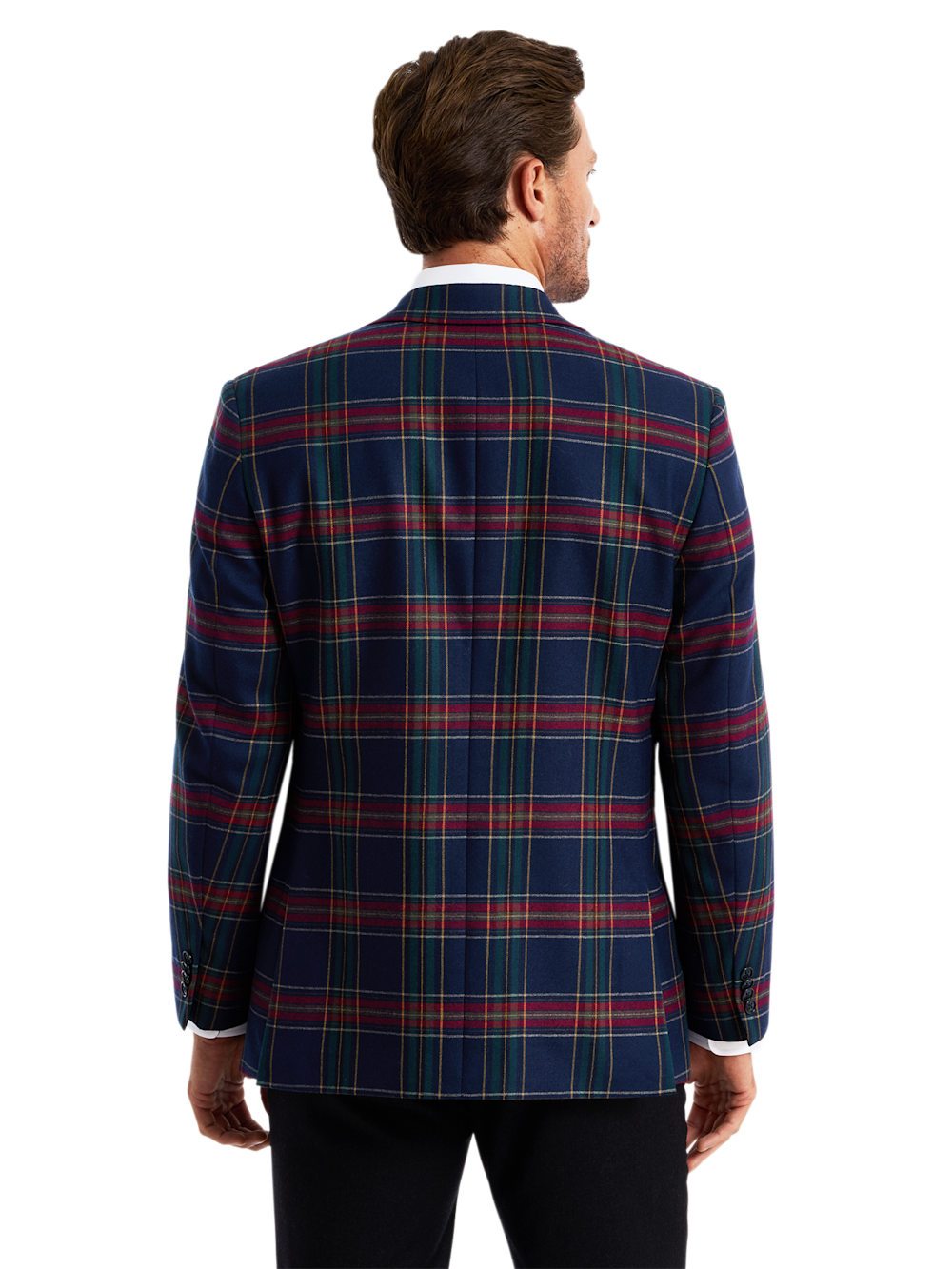 Alternate Shot of Men's blue  Sportcoats  - 6