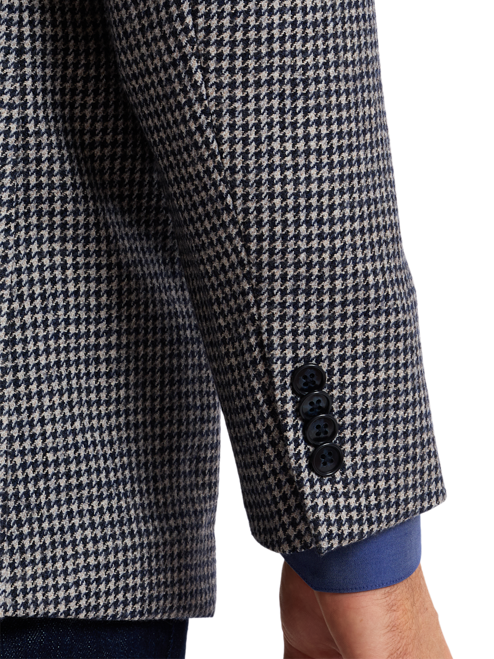 Alternate Shot of Men's navy/grey  Sportcoats  - 3