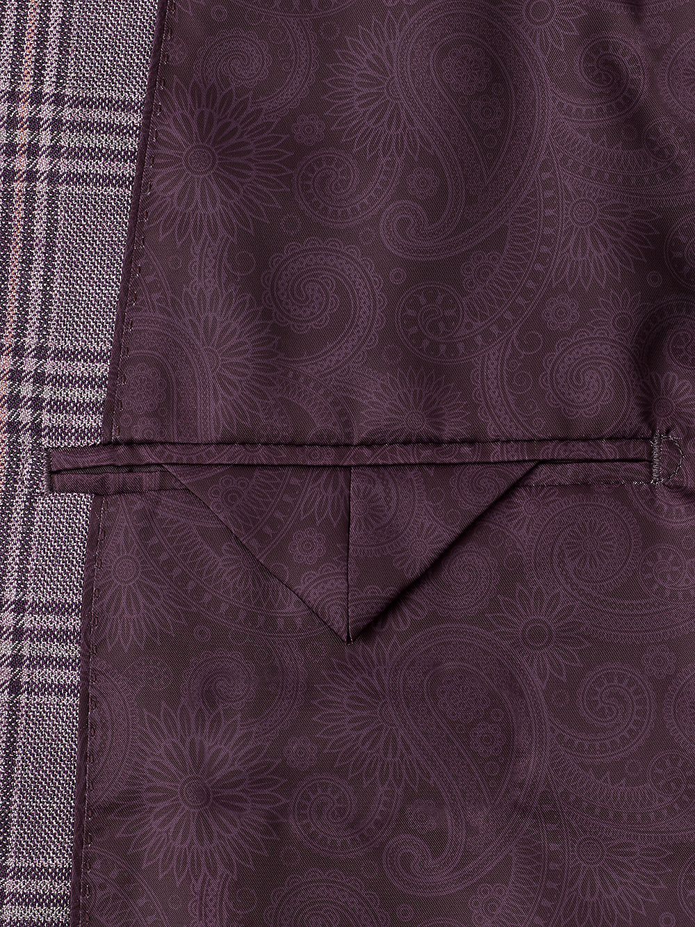 Alternate Image of Wool Plaid Single Breasted Notch Lapel Sport Coat-2