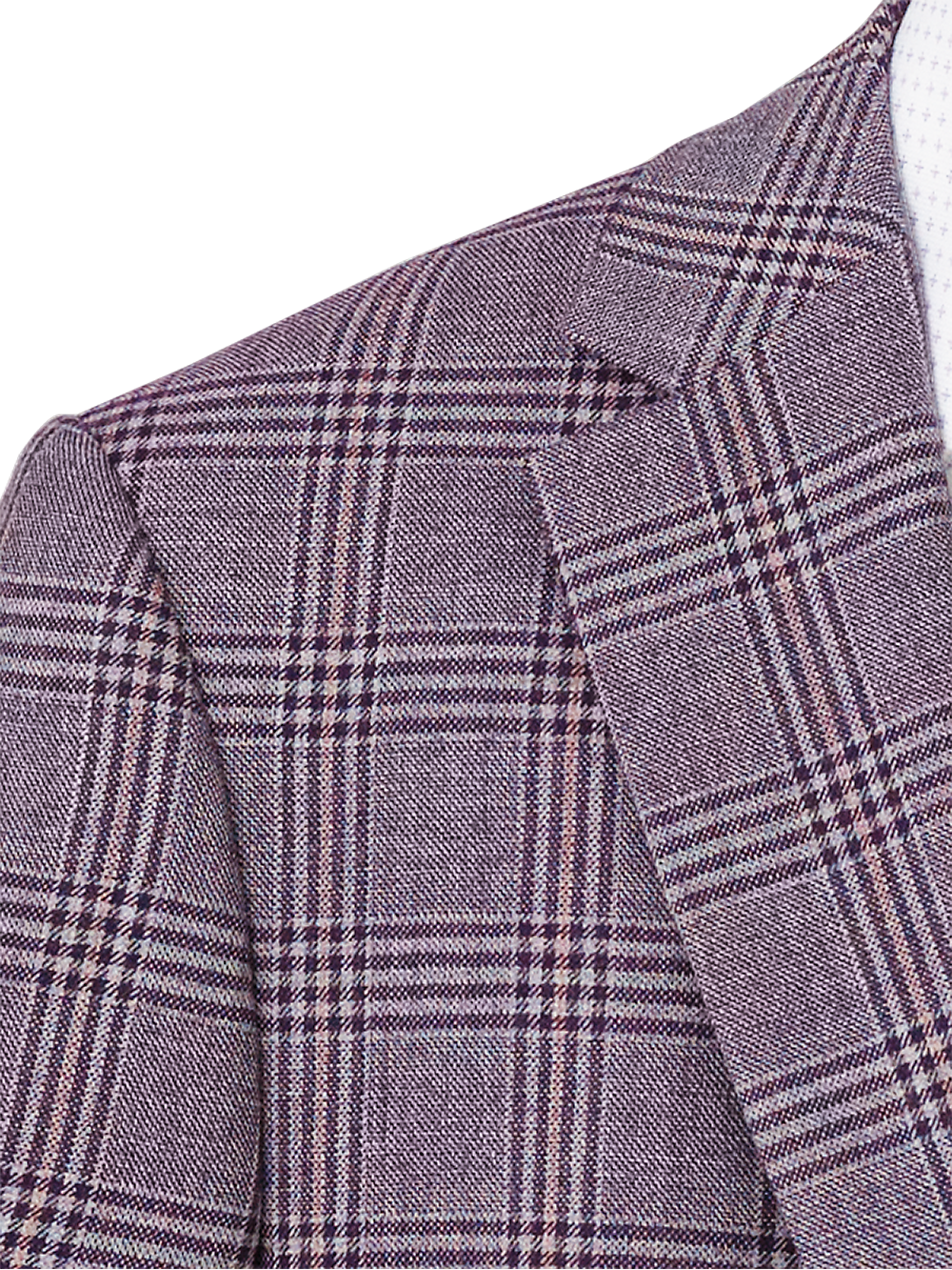 Alternate Image of Wool Plaid Single Breasted Notch Lapel Sport Coat-3