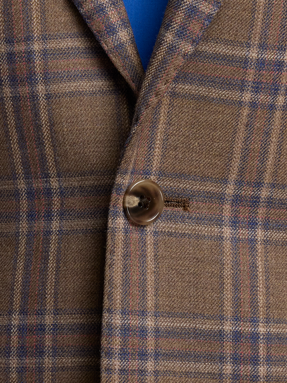 Alternate Image of Wool Windowpane Single Breasted Notch Lapel Sport Coat-5