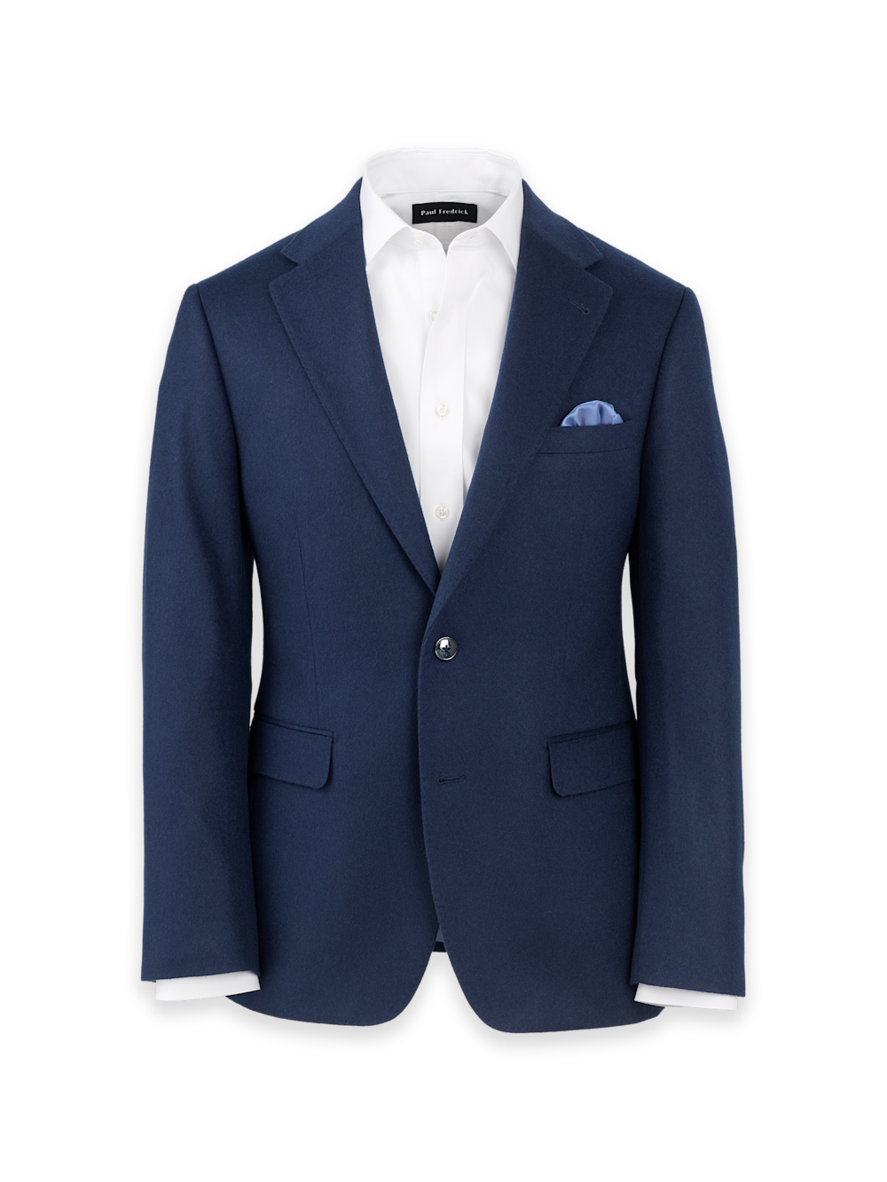 Product Image of Cashmere Single Breasted Notch Lapel Sport Coat-Blue