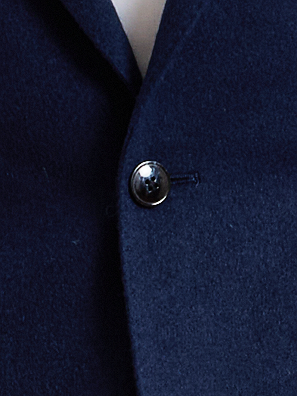 Alternate Shot of Men's blue Solid Sportcoats  - 4
